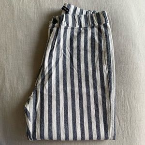 Brandy Melville blue and white striped pants